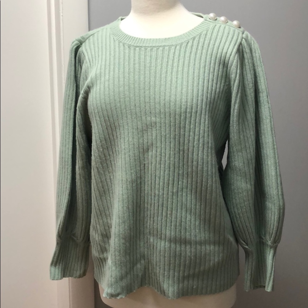 EUC Halogen x Atlantic-Pacific Balloon Sleeve XL